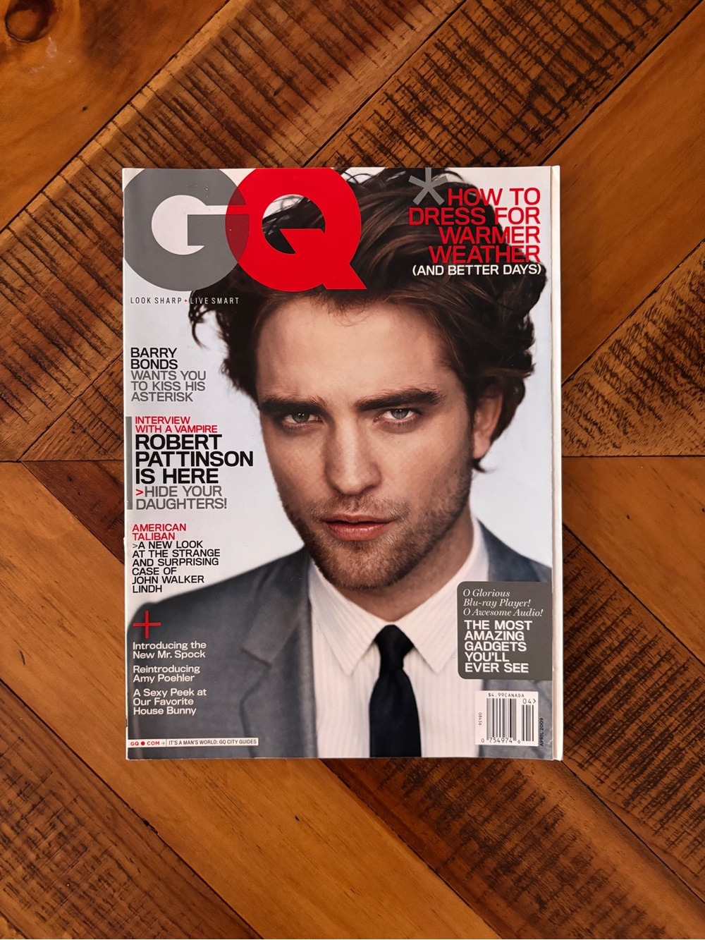 Robert Pattinson GQ April 2009